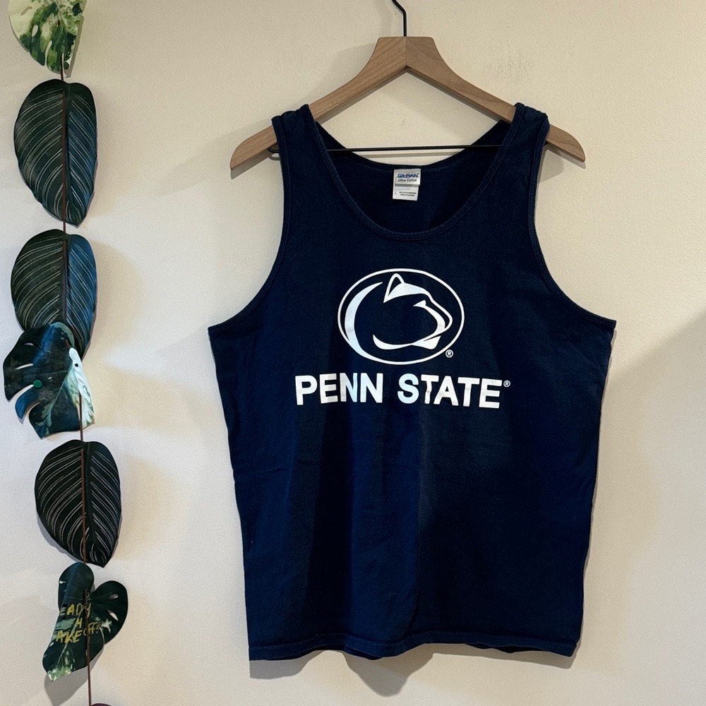 Penn State University Nittany Lion Tank Top‎ Size Large- Navy Blue